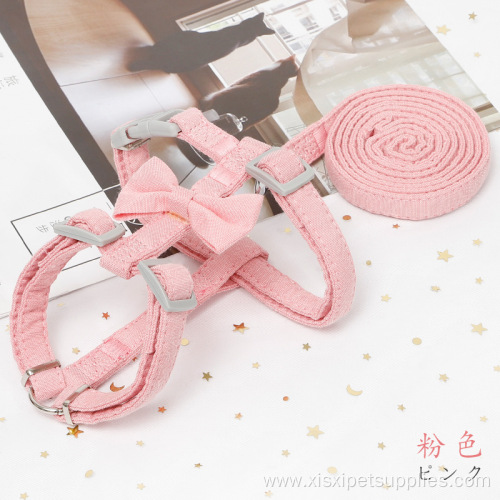 Morandi plain anti-escape cat leash pet supplies